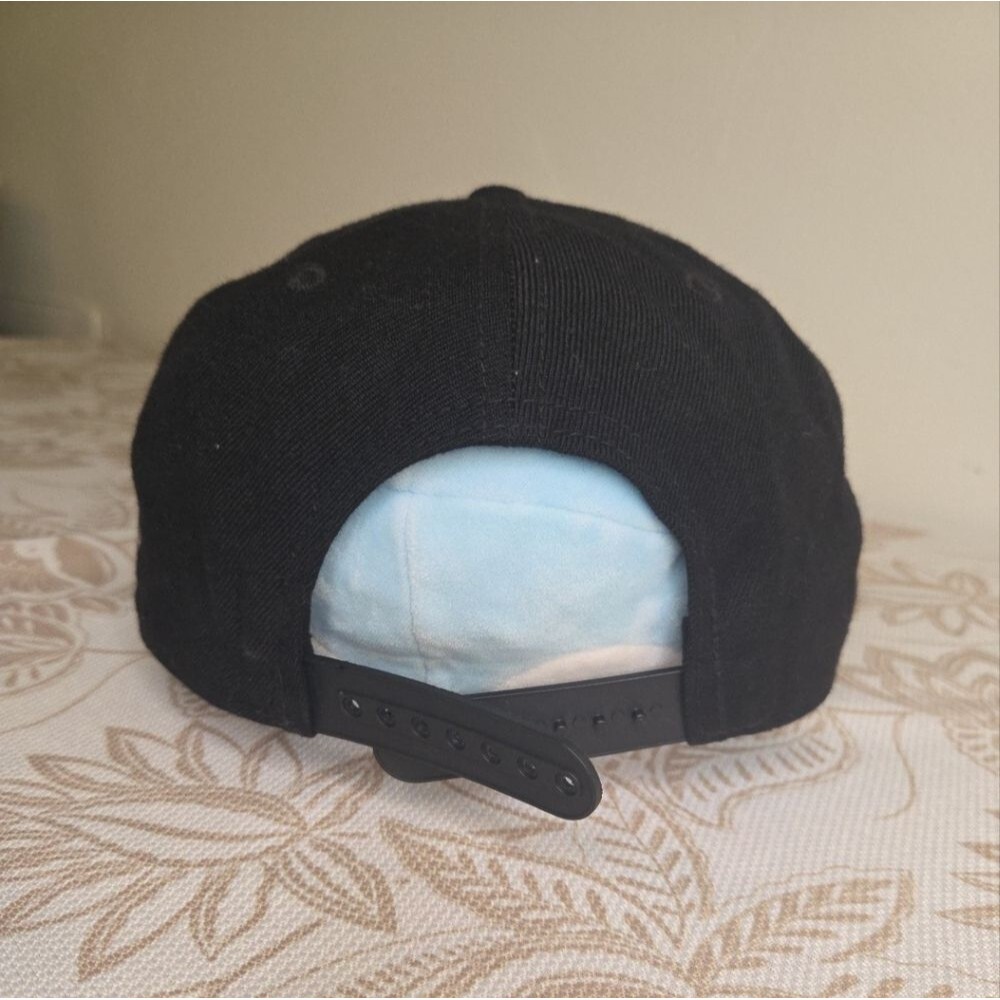NBA Team Henessy Logo Black Wool Blend Snapback Hat Cap NEW Rare Find - Picture 3 of 7